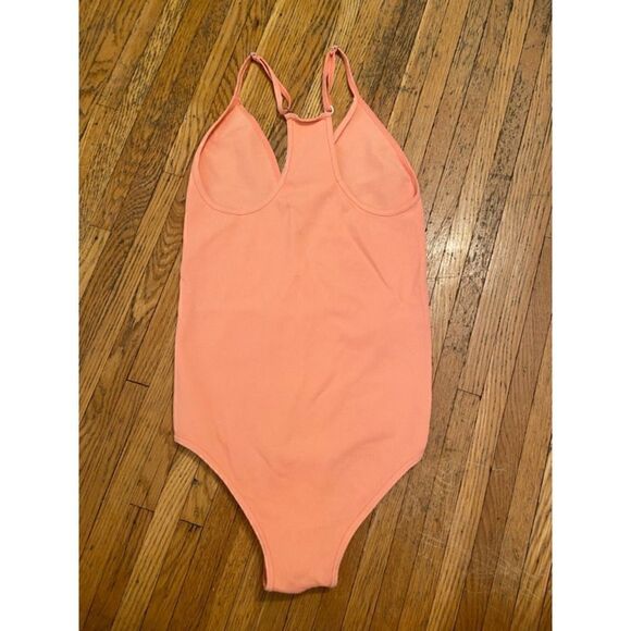 Intimately Free People light pink/peach ribbed bodysuit - Picture 2 of 2